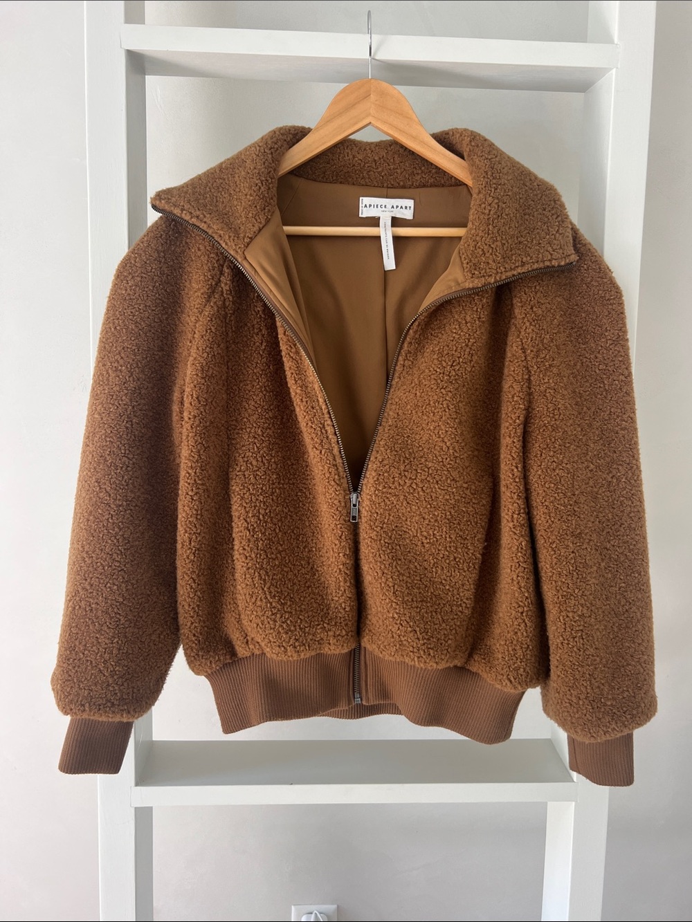 Apiece Apart Amager Sherpa Bomber Jacket
